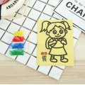 Small size 11.4x8.4cm Colorful children sand painting card Sand painting